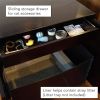 THE REFINED FELINE Cat Litter Box Enclosure Cabinet, Modern, Black Espresso, Adjustable Levelers, XLarge, Hidden Litter