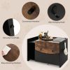 Cat Litter Box Enclosure with Pull-out Drawer