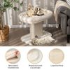 Modern Cat Tree Tower with Large Plush Perch and Sisal Scratching Plate