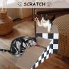 Cat Scratching Board with Ball, Triangle Cat Scratching Cardboard, Multiple Scratching Angles, 2-in-1 Scratching Lounge Bed, Recyclable and Durable
