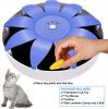 FluffyDream Automatic Electric Magnetic Spinning Cat Toys, Interactive, Rotation Cat Exercise Teaser Toy with Emulational Mouse, Fluffy Tails