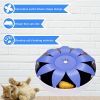 FluffyDream Automatic Electric Magnetic Spinning Cat Toys, Interactive, Rotation Cat Exercise Teaser Toy with Emulational Mouse, Fluffy Tails