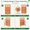 Foldable outdoor garden potted plant platform