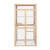 Wooden Cat Catio, Outdoor Cat Enclosure, Cat House with Platforms, Sunshine Board, Hammock, Door, Kitten Cage Condo, Burlywood