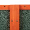 Wooden Cat House;  Outdoor Cat Cage with Water-proof Asphalt Planks and Cat Perches;  Orange