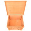 Cat House Solid Pine & Fir Wood 19.7"x18.1"x17.1"