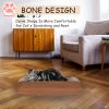 Fluffydream Cat Scratcher, Cardboard Lounge Bed, Bone Shape Design, Recyclable Corrugated Scratching Pad, Stable and Durable, Furniture Protector