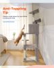 Multi-Level Cat Tree Cat Tower for Indoor Cats with Sisal-Covered Scratching Post Cozy Cat Condo Cat Hammock and Wide Top Perch