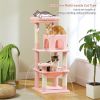Multi-Level Cat Tree with Hammock Cat Condo Cat Tower for Indoor Cat Scraper Scratching Posts for Cats Kitten House Bed Cat Toys