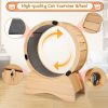 Cat Exercise Wheel ‚Äì Running, Spinning, and Scratching Fun, Cat Treadmill with Carpeted Runway, Kitty Cat Sport Toy