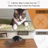 Fluffydream Cat Scratcher, Cardboard Lounge Bed, Bone Shape Design, Recyclable Corrugated Scratching Pad, Stable and Durable, Furniture Protector