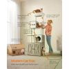 Basket Tree for Cats 2-in-1 Modern Cat Tower Perch 72.8-Inch Tall Cat Condo With Scratching Posts Washable Cushions Supplies Pet